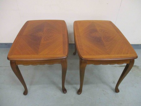 2551 - 2 x stolek rokoko styl 1970  69 x 48 cm  V - 50 cm  - PRODANO